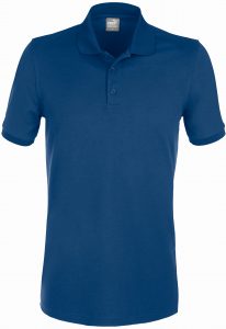 Polo-Shirt Herren blau front